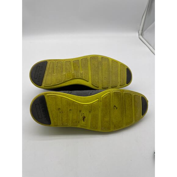 COLE HAAN LUNARGRAND SUEDE WINGTIP CHARCOAL GREY GRAY VOLT YELLOW Men size‎ 11 main image 6